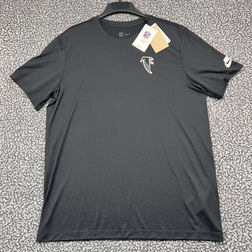 Nike Atlanta Falcons Dri-FIT Shirt Men Large Black NFL Short Sleeve New L